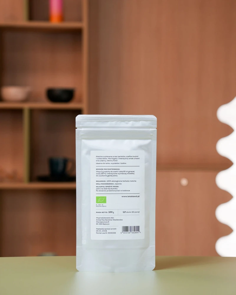 Matcha Shibui w opakowaniu doypack 100 g – 50 porcji