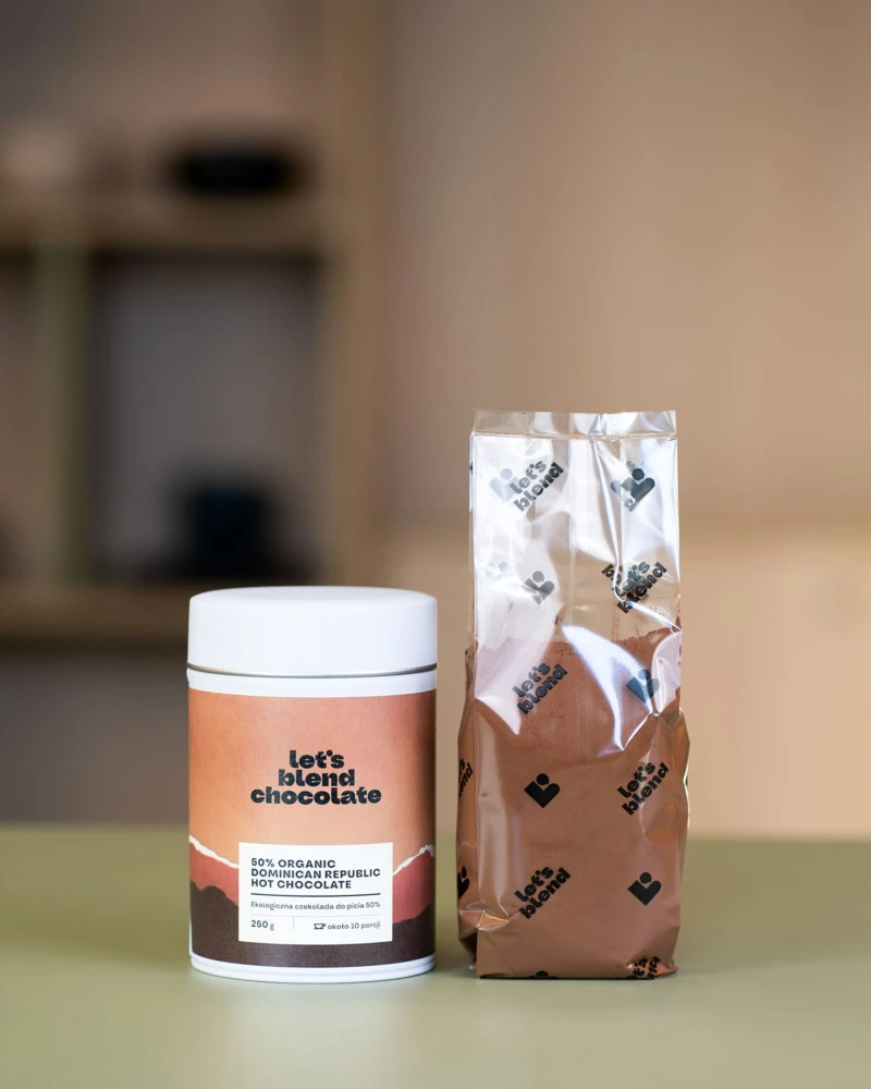Czekolada do picia cocoa hot chocolate w tubie 250 g – 10 porcji