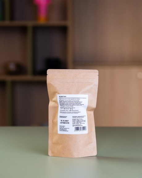 Blend owocowy o smaku grejpfruta i aloesu Aloe’ha! w opakowaniu uzupełniającym refill 100 g – 20 porcji