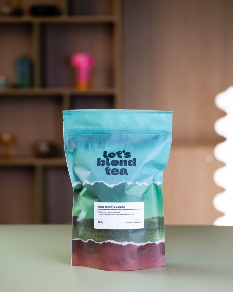 Herbata Earl Grey Deluxe Let's Blend  w opakowaniu doypack 500 g - 125 porcji