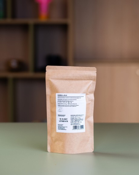 Zielona herbata z wulkanicznej wyspy Jeju - Korea Jeju Organic w opakowaniu uzupełniającym (refill) 100 g - 25 porcji
