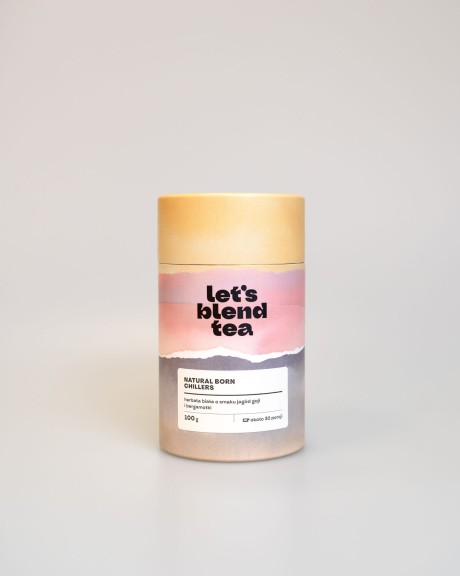 Biała herbata o smaku jagód goji i bergamotki Natural Born Chillers Let's Blend - tuba 100 g - 30 porcji