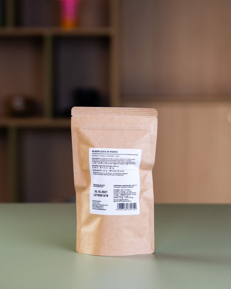 Rooibos o smaku truskawek i wiśni  Sleepless in Paris Let's Blend w opakowaniu uzupełniającym (refill) 100 g - 25 porcji