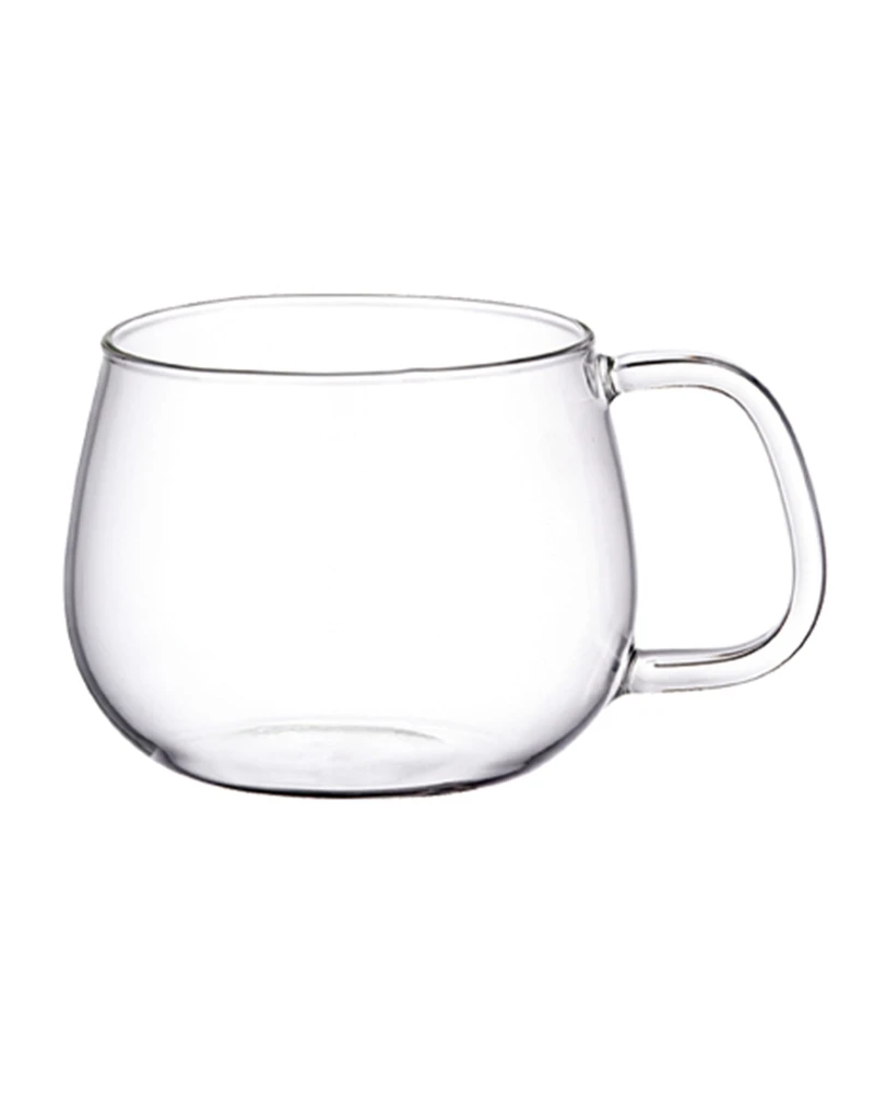 Szklana filiżanka do herbaty KINTO 350 ml z uchem