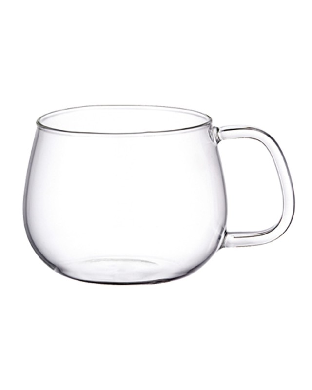 Szklana filiżanka do herbaty KINTO 350 ml z uchem
