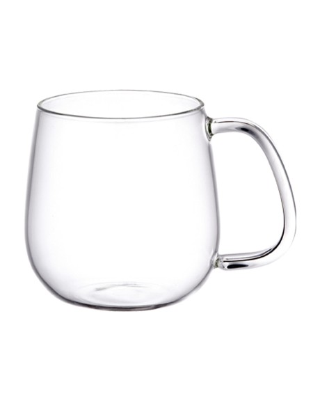 Szklana filiżanka do herbaty KINTO 450 ml z uchem