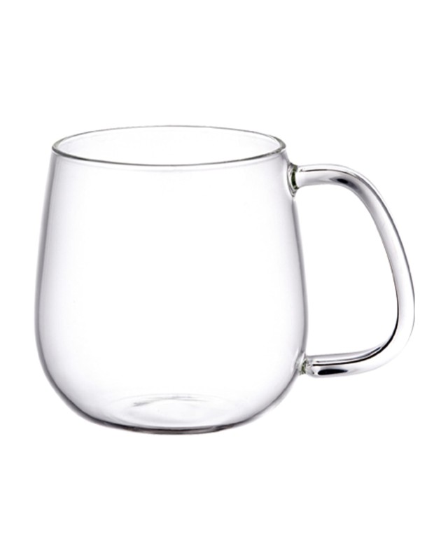 Szklana filiżanka do herbaty KINTO 450 ml z uchem